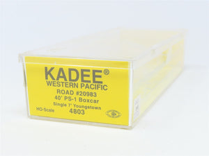 HO Scale Kadee #4803 WP Western Pacific 40' PS-1 Single Door Box Car #20983