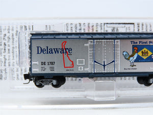 Z Scale Micro-Trains MTL 50200530 DE Delaware State Car Plug Door Box Car #1787