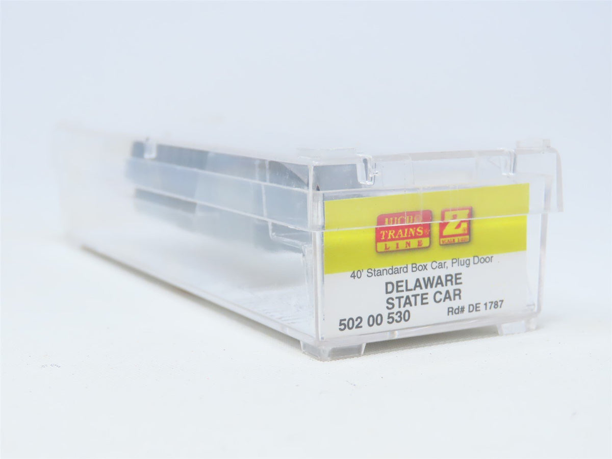 Z Scale Micro-Trains MTL 50200530 DE Delaware State Car Plug Door Box Car #1787