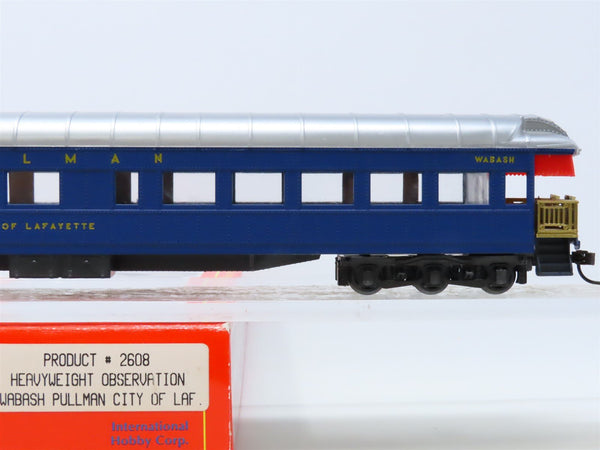 HO Scale IHC #2608 WAB Wabash Pullman Observation Passenger 