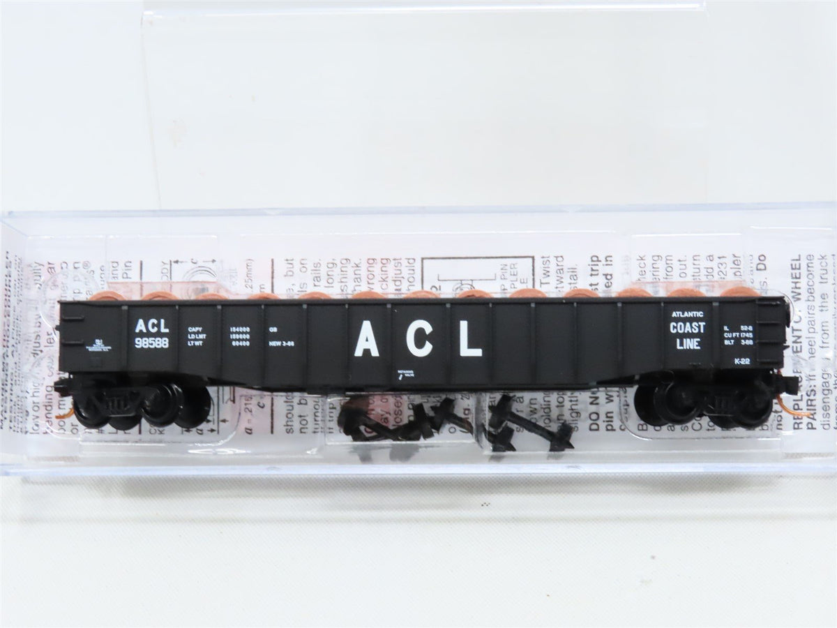 N Micro-Trains MTL 10500560 ACL Atlantic Coast Line 50&#39; Gondola #98588 w/Load
