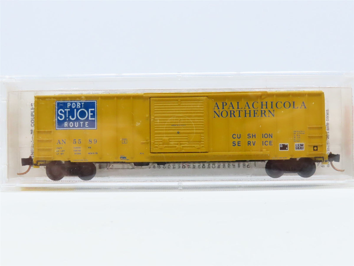 N Micro-Trains MTL 25580 AN &quot;Port St. Joe Route&quot; 50&#39; Rib Side Box Car #5589