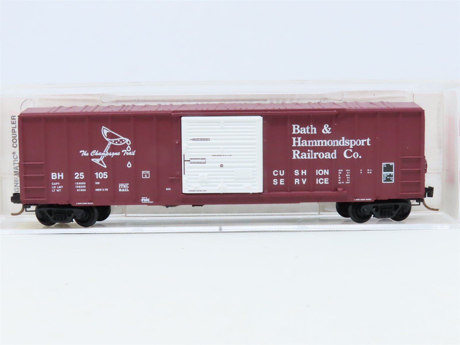 N Scale Micro-Trains MTL 25380 BH Bath & Hammondsport Railway 50' Box Car  #25105 in 2023