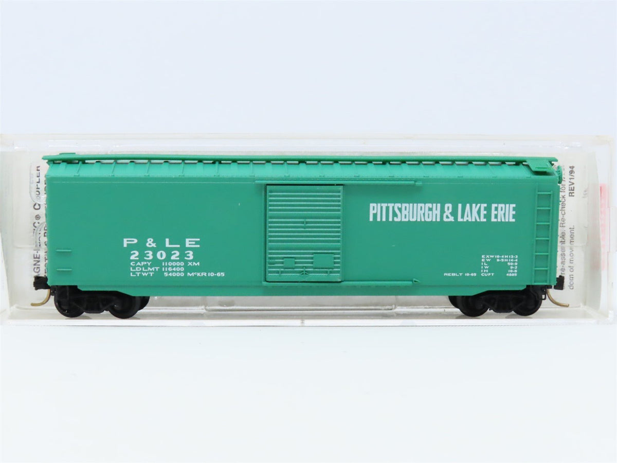 N Scale Micro-Trains MTL 31050 P&amp;LE Pittsburgh &amp; Lake Erie 50&#39; Box Car #23023