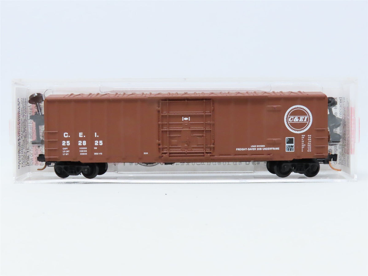 N Micro-Trains MTL 27030 C&amp;EI Chicago &amp; Eastern Illinois 50&#39; Box Car #252825