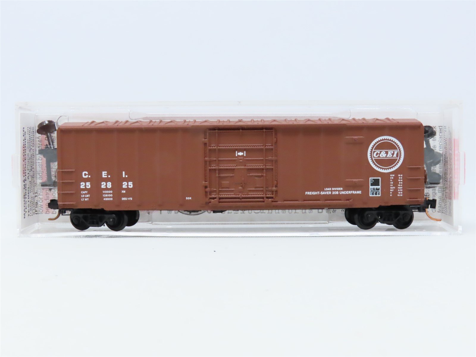 N Micro-Trains MTL 27030 C&EI Chicago & Eastern Illinois 50' Box Car #252825