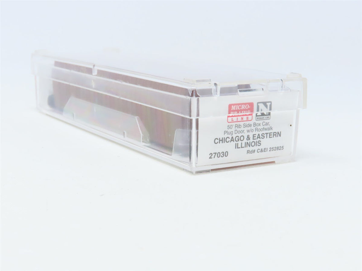 N Micro-Trains MTL 27030 C&amp;EI Chicago &amp; Eastern Illinois 50&#39; Box Car #252825