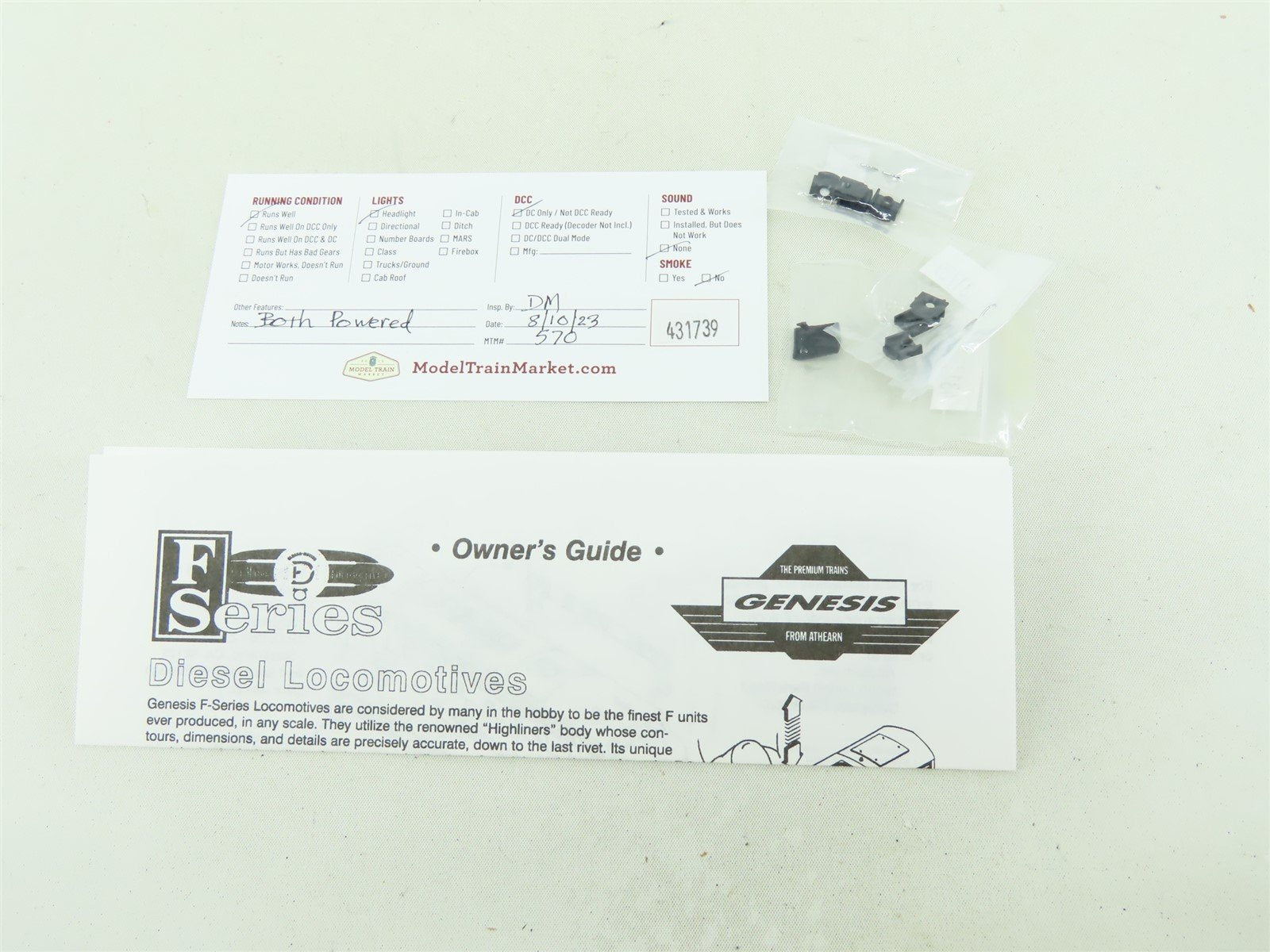 HO Scale Athearn Genesis G25002 NYC New York Central EMD F3A/B Diesel Set