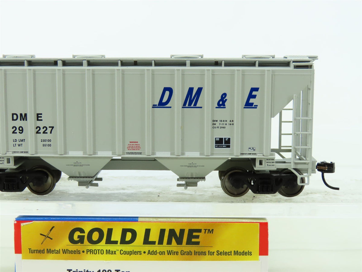 HO Walthers Gold Line #932-41312 DM&amp;E Dakota Minnesota &amp; Eastern 2-Bay Hopper