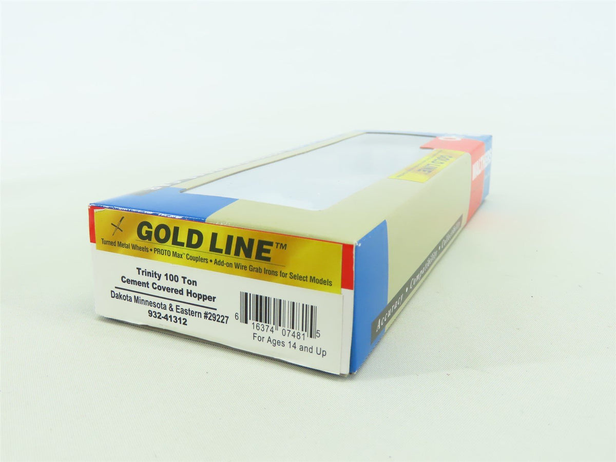 HO Walthers Gold Line #932-41312 DM&amp;E Dakota Minnesota &amp; Eastern 2-Bay Hopper