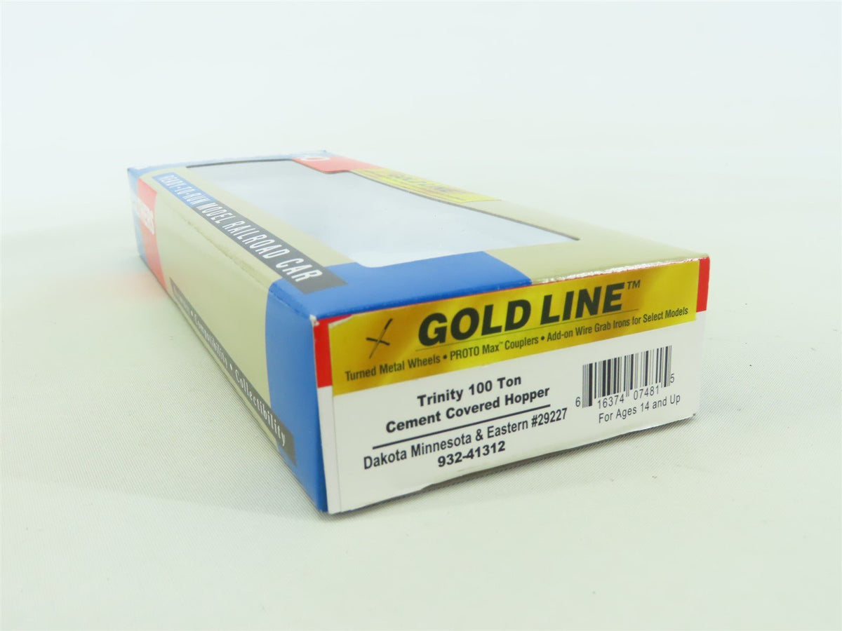 HO Walthers Gold Line #932-41312 DM&amp;E Dakota Minnesota &amp; Eastern 2-Bay Hopper