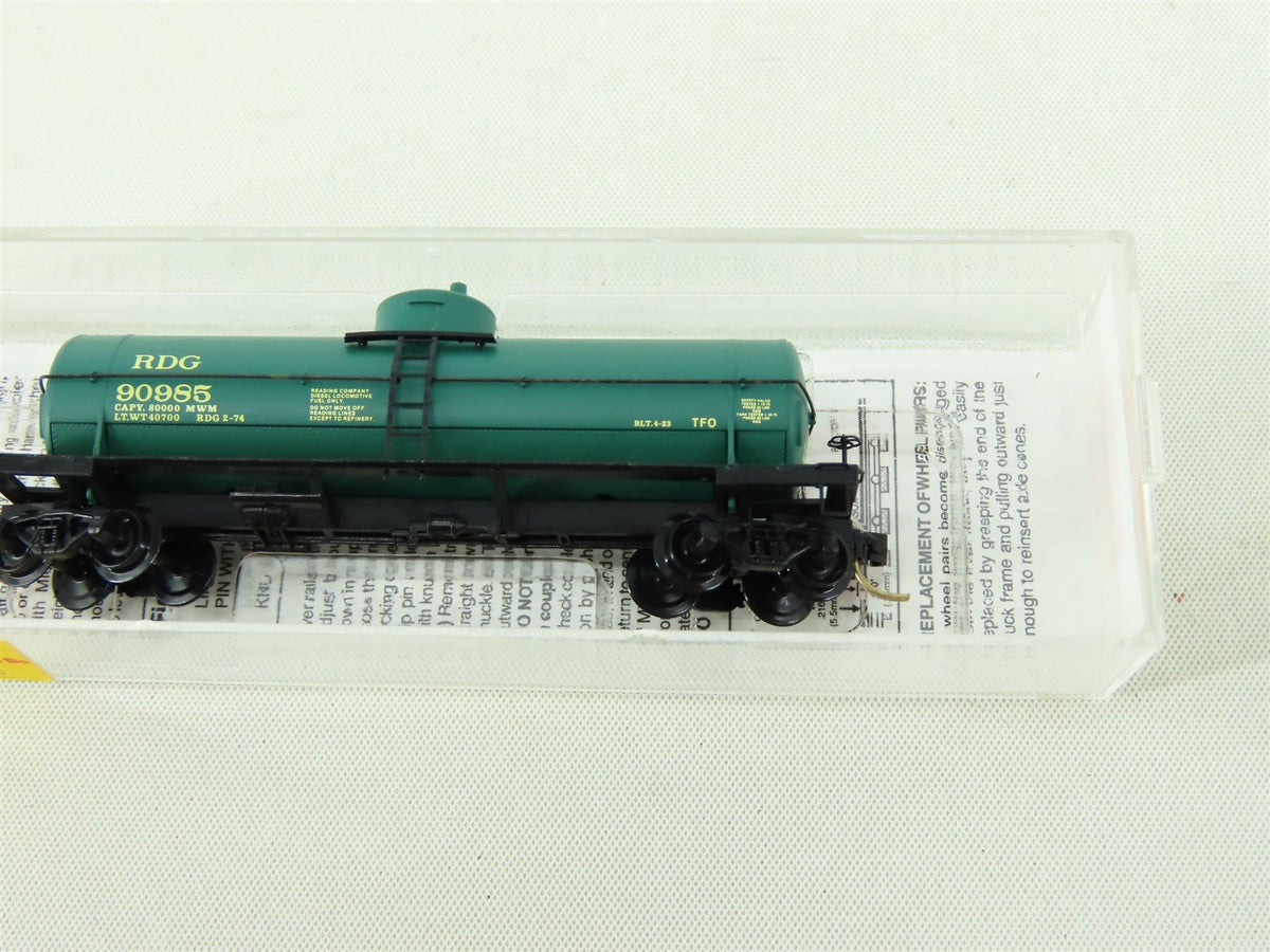 N Scale Micro-Trains MTL #65350 MWM RDG Reading 39&#39; Single Dome Tank Car #90985