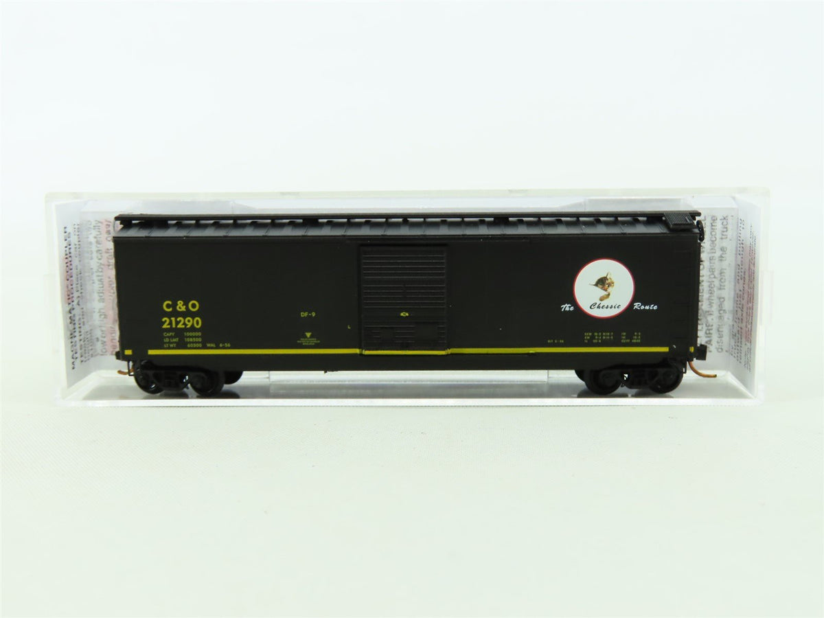 N Scale Micro-Trains MTL #03100071 C&amp;O The Chessie Route 50&#39; Box Car #21290