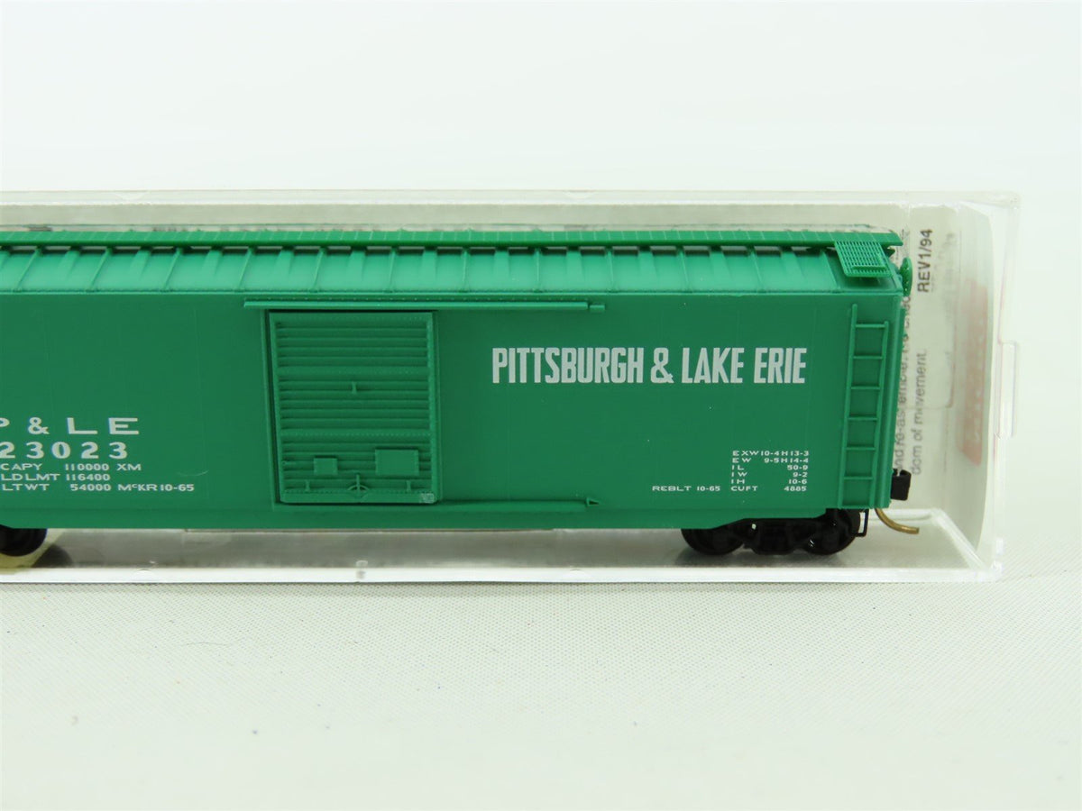 N Scale Micro-Trains MTL #31050 P&amp;LE Pittsburgh &amp; Lake Erie 50&#39; Box Car #23023