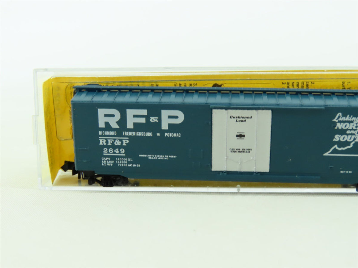 N Scale Kadee Micro-Trains MTL #32041 RF&amp;P 50&#39; Plug Door Steel Box Car #2649