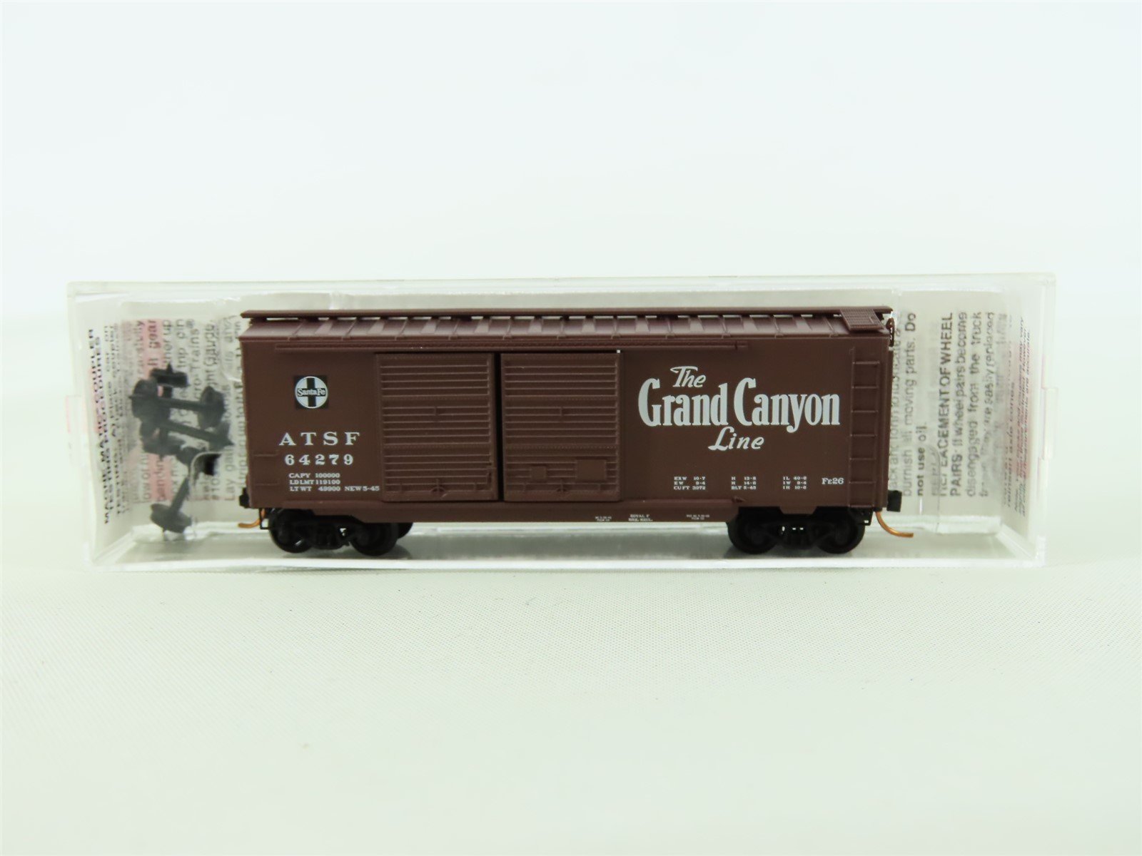 N Scale Micro-Trains MTL 23290 ATSF "The Grand Canyon Line" 40' Box Car #64279