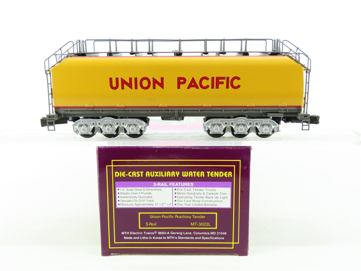 O Gauge 3-Rail MTH MT-3022L UP Union Pacific Auxiliary Water Tender #3