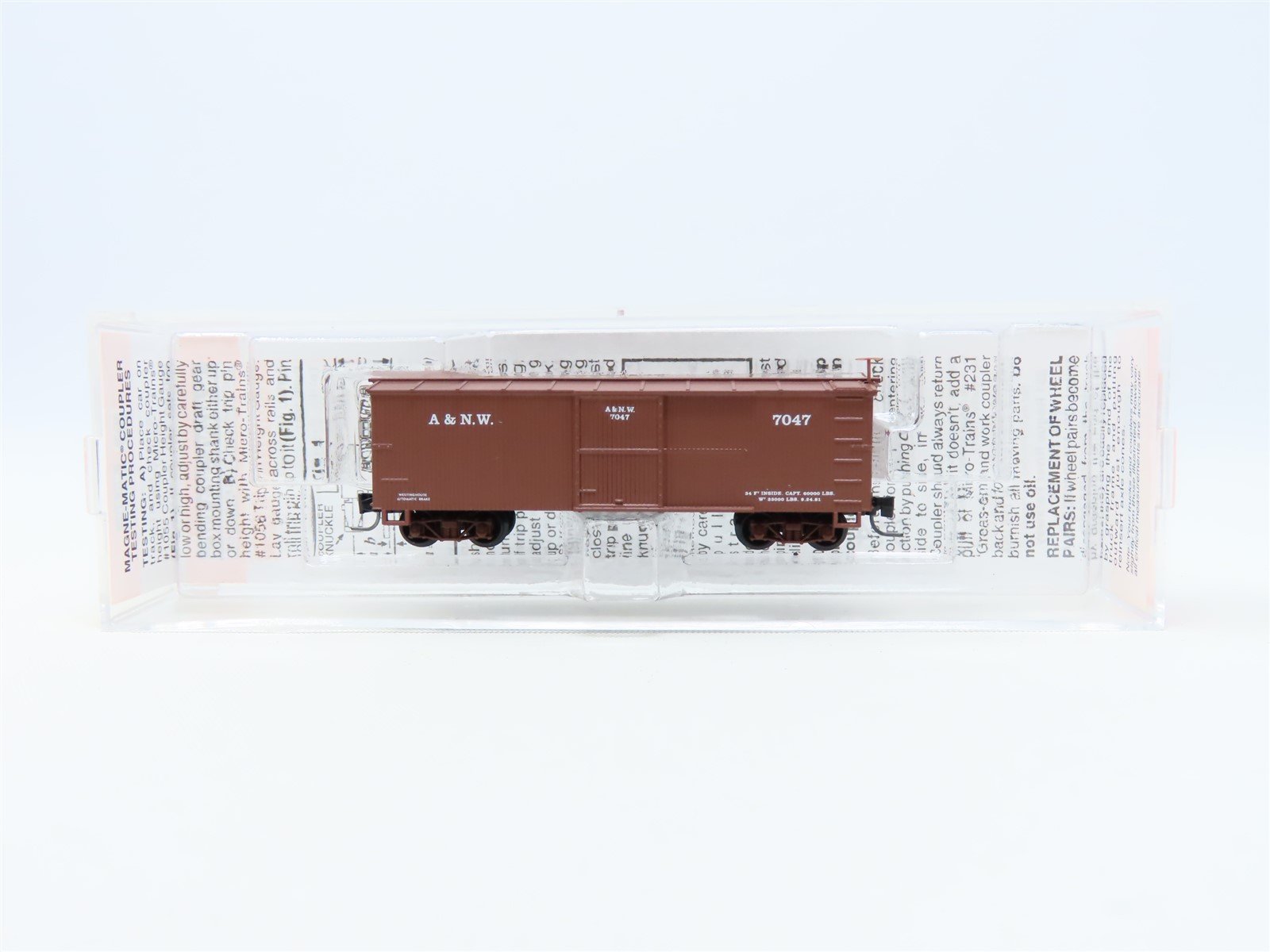 Nn3 Scale Micro-Trains MTL #80000140 A&NW Austin & North Western Box Car #7047