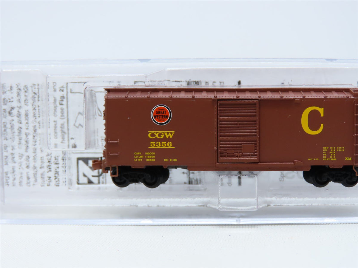 Z Scale Micro-Trains MTL #50000431 CGW Chicago Great Western 40&#39; Box Car #5356