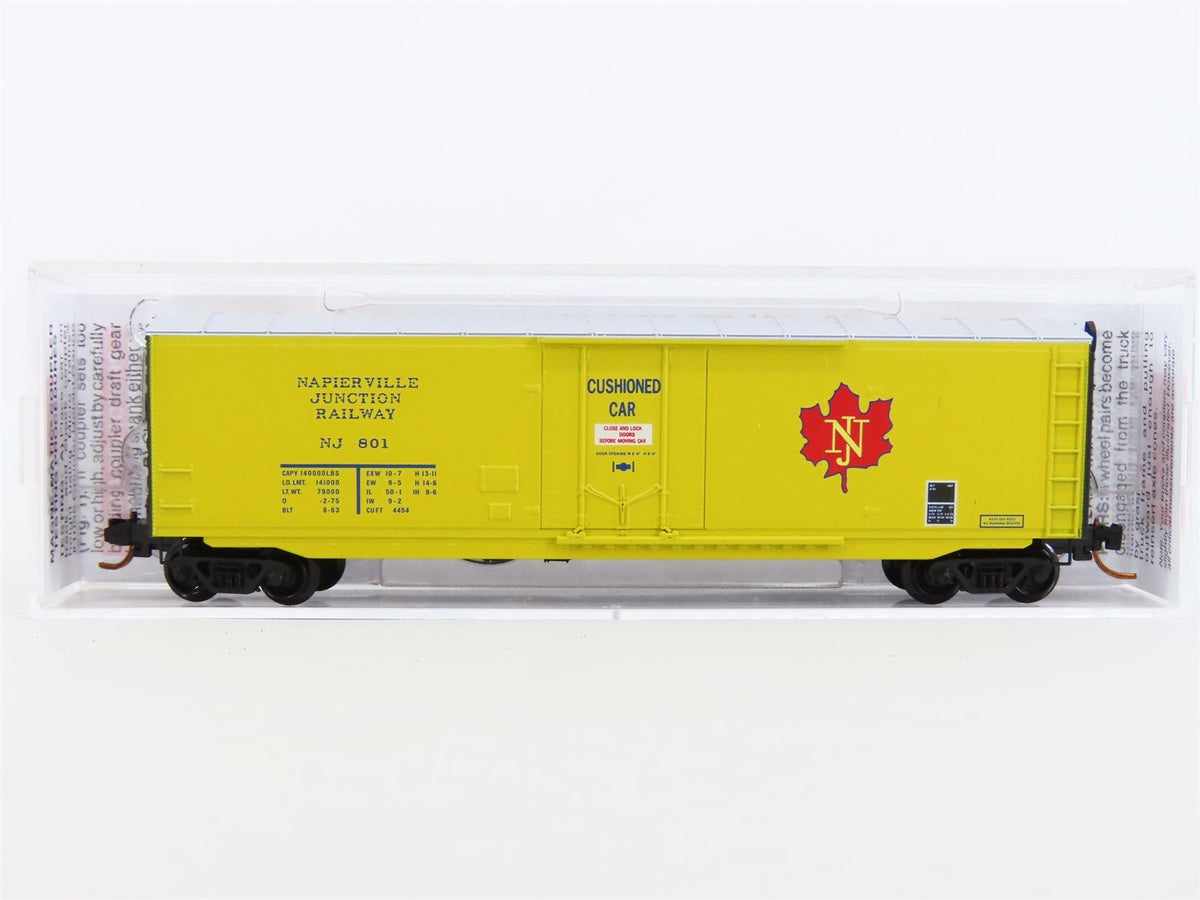 N Scale Micro-Trains MTL 03800470 NJ Napierville Junction Plug Door Box Car #801