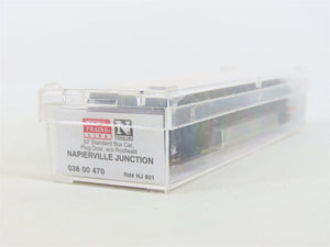 N Scale Micro-Trains MTL 03800470 NJ Napierville Junction Plug Door Box Car #801