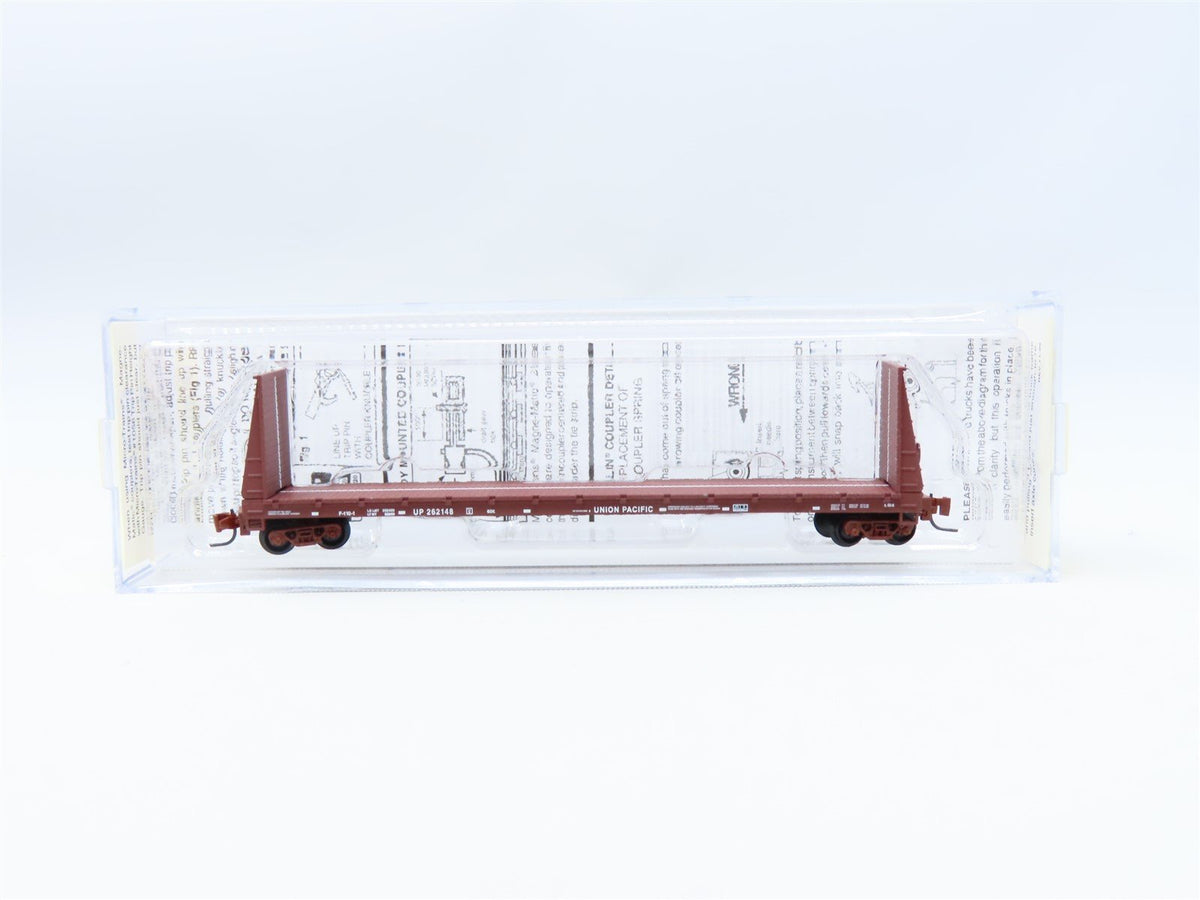 Z Scale Micro-Trains MTL #52700010 UP Union Pacific 60&#39; Bulkhead Flat Car 262148