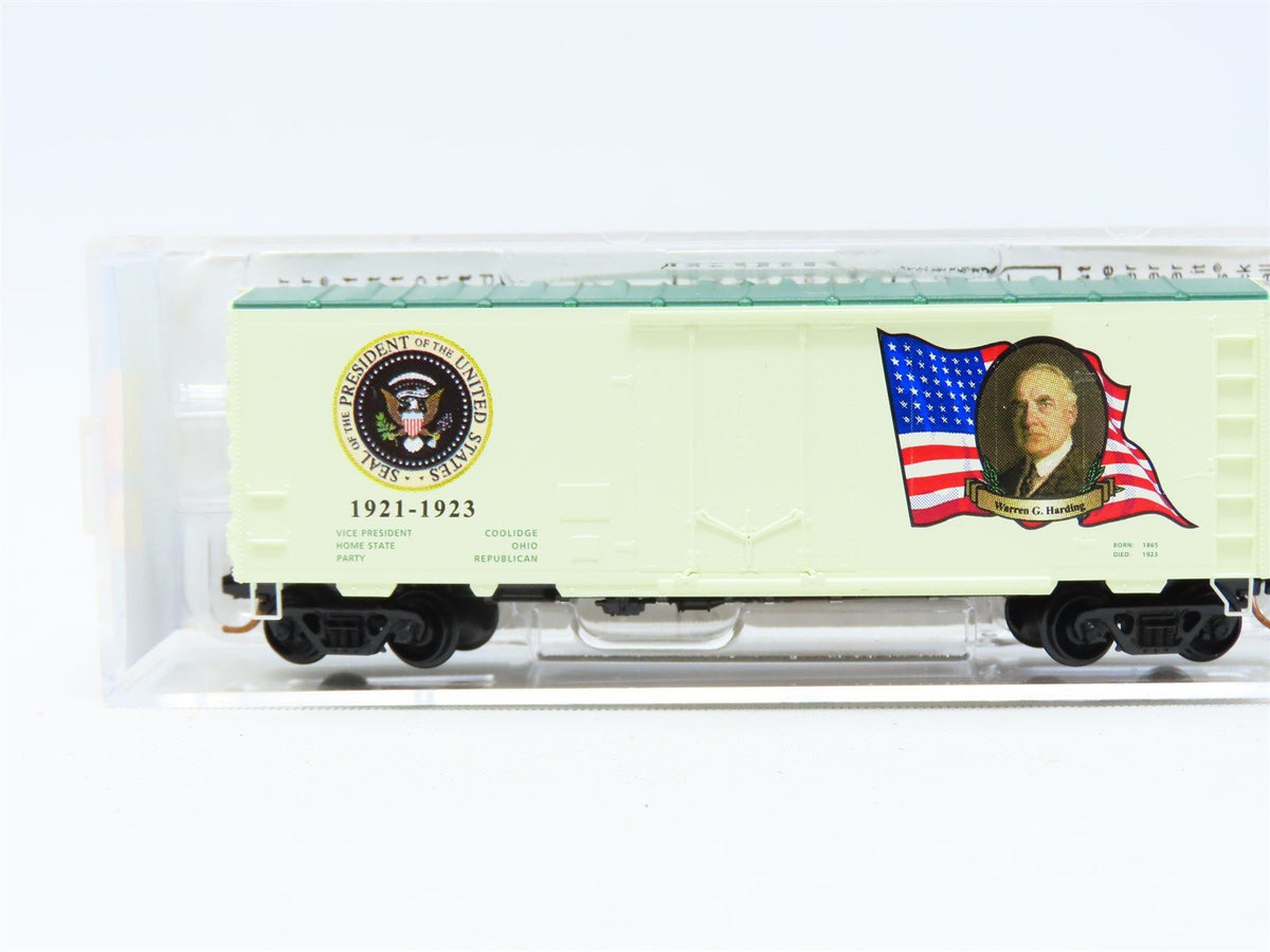 N Micro-Trains MTL #07400124 Presidential Car 40&#39; Box Car - Warren G. Harding