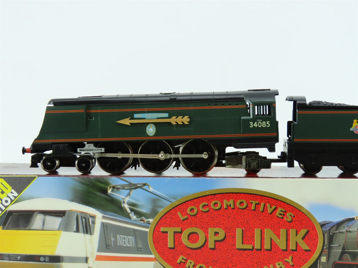 OO Hornby Top Link R.646 BR &quot;Golden Arrow&quot; 4-6-2 Battle of Britain Steam #34085