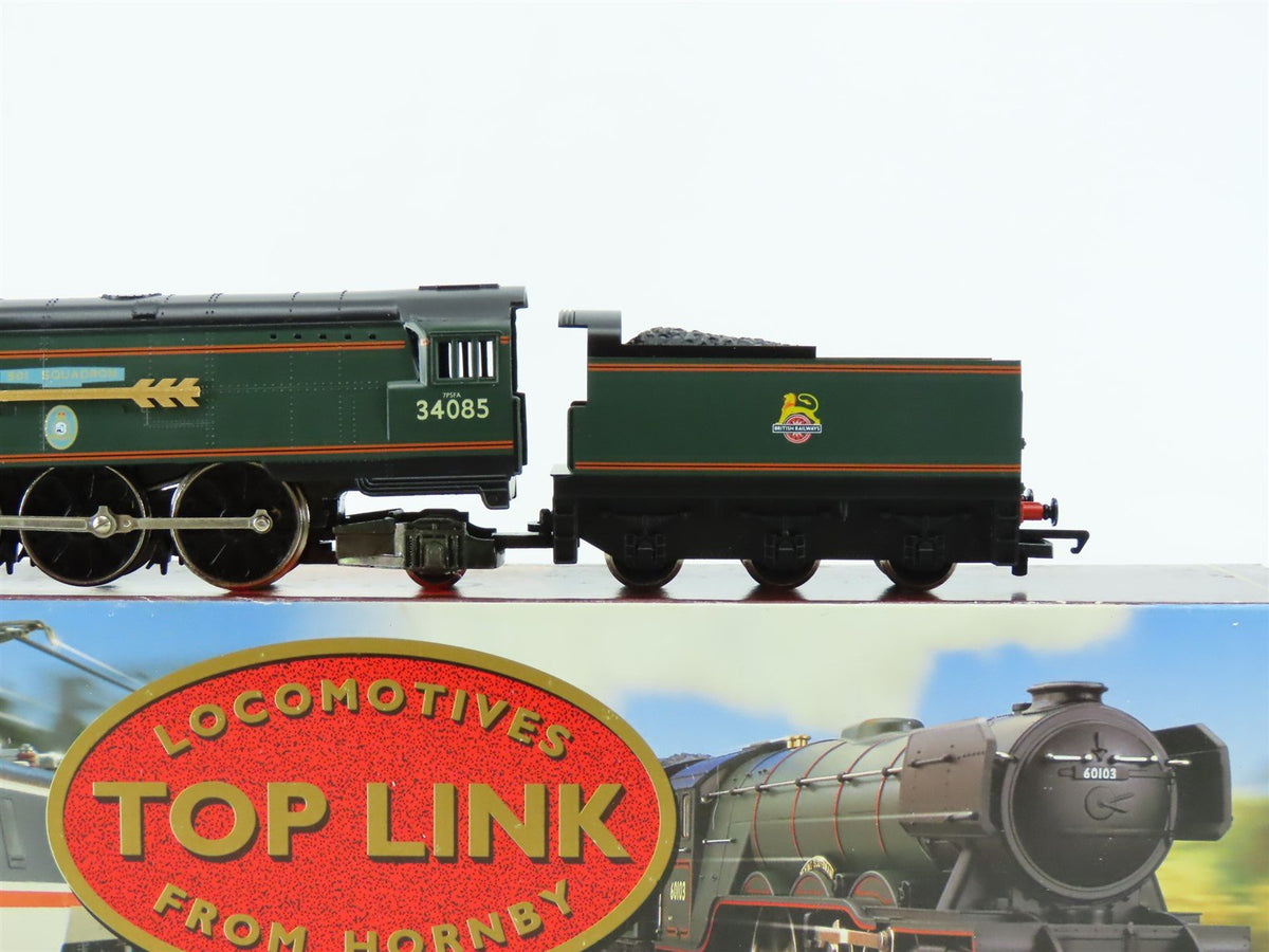 OO Hornby Top Link R.646 BR &quot;Golden Arrow&quot; 4-6-2 Battle of Britain Steam #34085