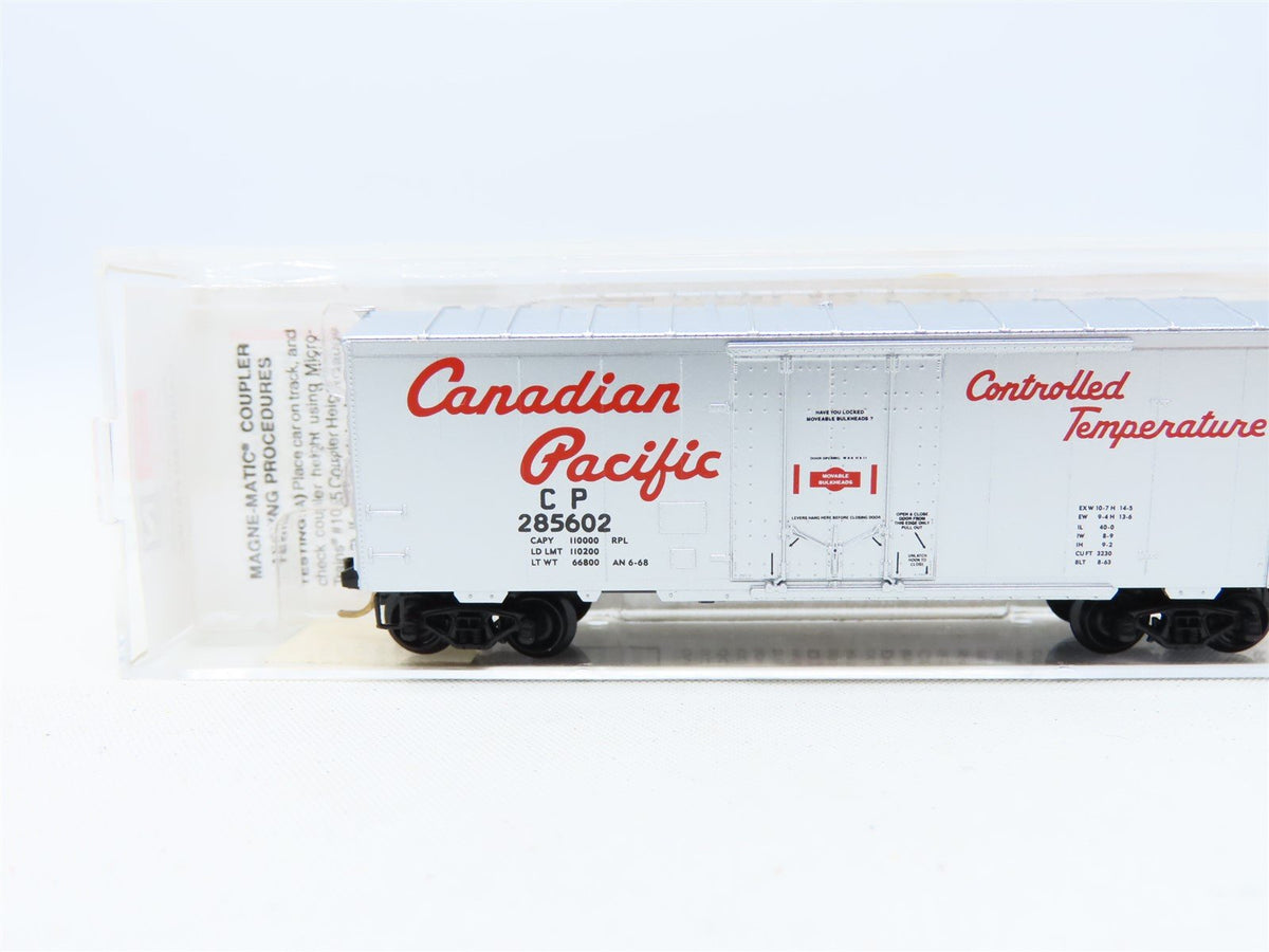 N Micro-Trains MTL #74040/2 CP Canadian Pacific 40&#39; Plug Door Box Car #285602