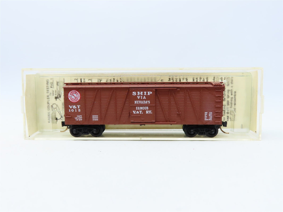 N Scale Kadee Micro-Trains MTL #28010 V&amp;T Virginia &amp; Truckee 40&#39; Box Car #1015