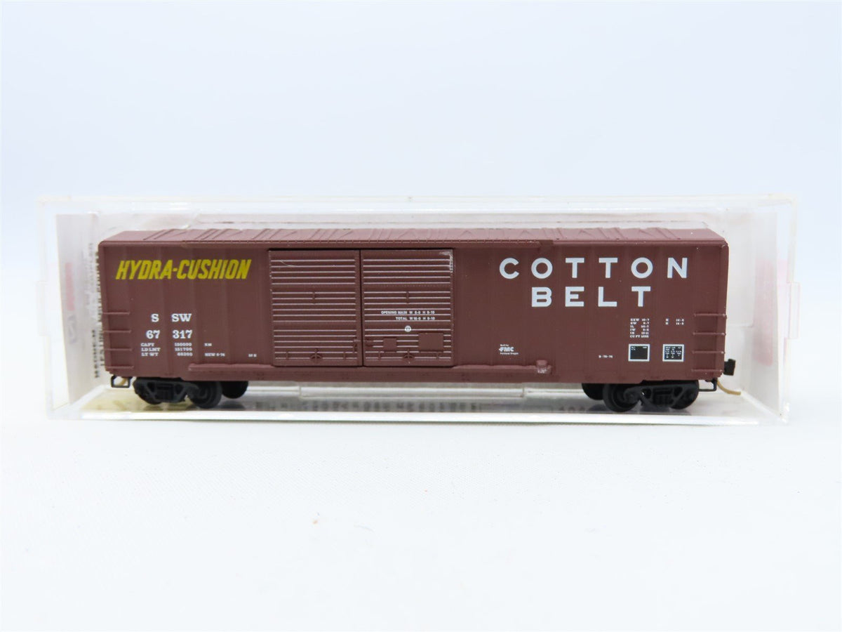 N Scale Micro-Trains MTL #30060 SSE Cotton Belt Hydra-Cushion 50&#39; Box Car #67317