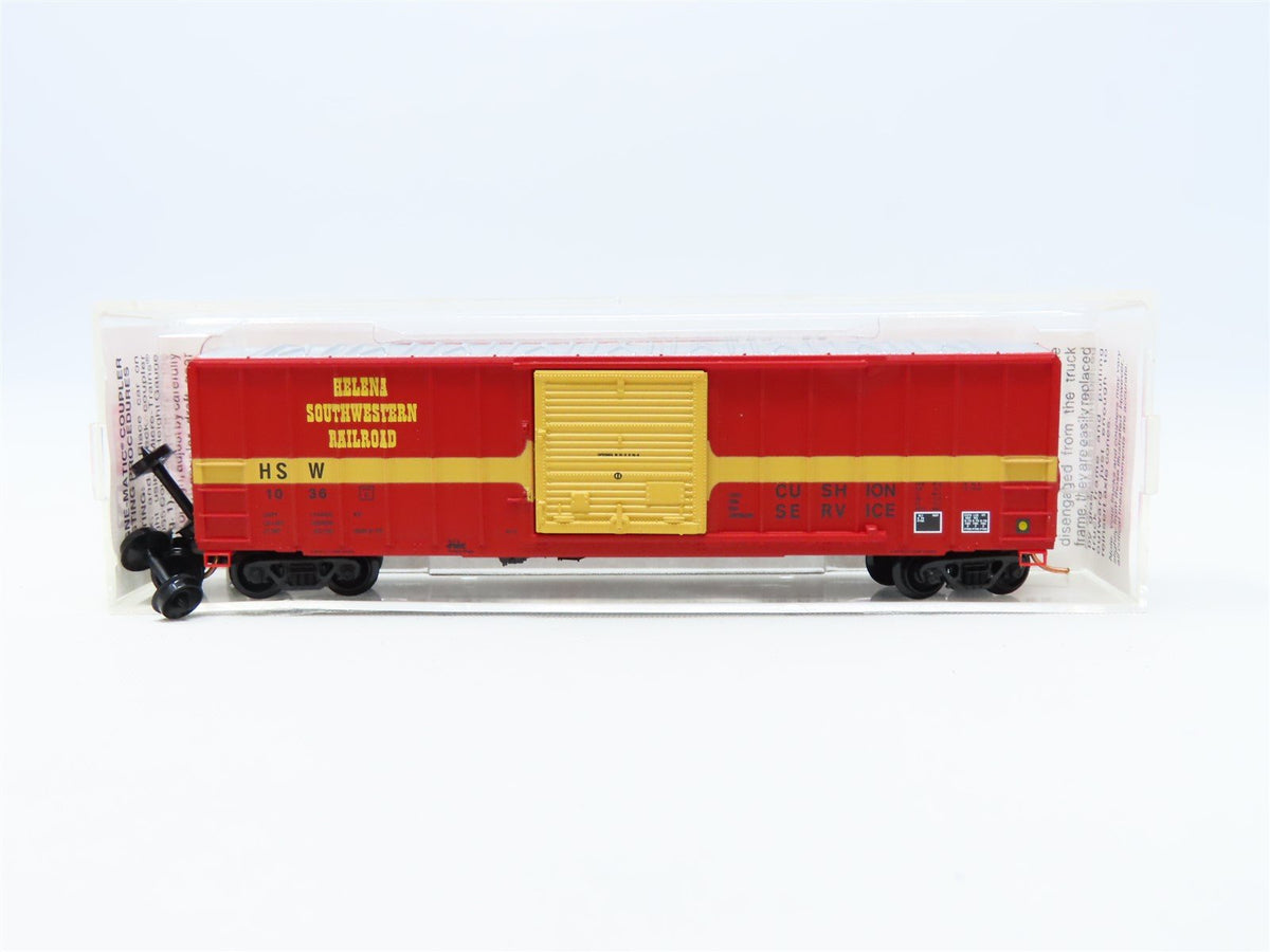 N Scale Micro-Trains MTL #25640 HSW Helena Southwestern 50&#39; Box Car #1036