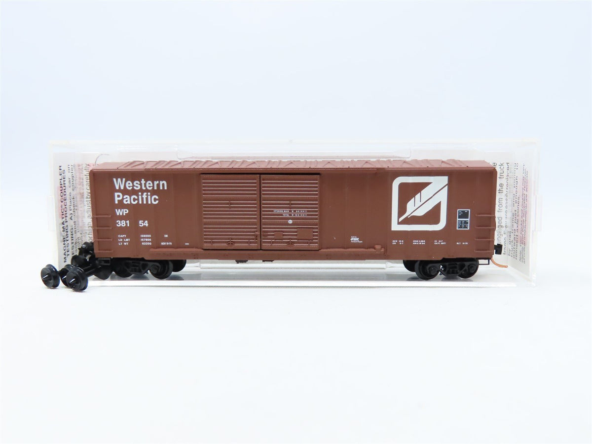 N Scale Micro-Trains MTL #30080 WP Western Pacific &quot;Feather&quot; 50&#39; Box Car #38154