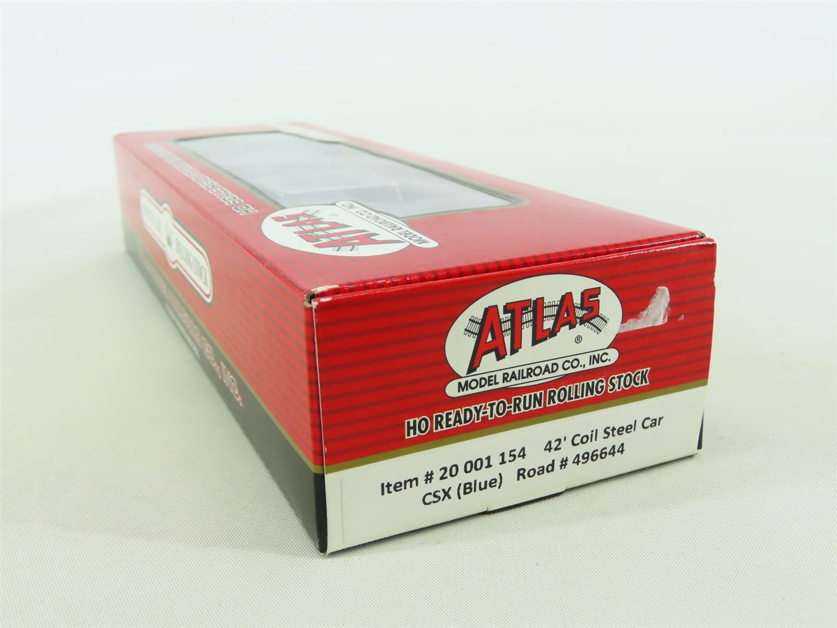 HO Atlas Master 20001154 CSX Transportation 42&#39; Coil Steel Car #496644 - Sealed