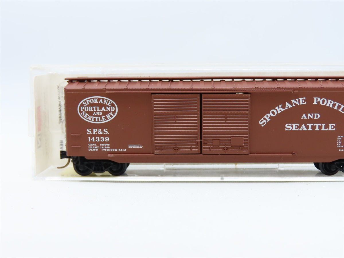 N Micro-Trains MTL #34210 SP&amp;S Spokane Portland &amp; Seattle 50&#39; Box Car #14339