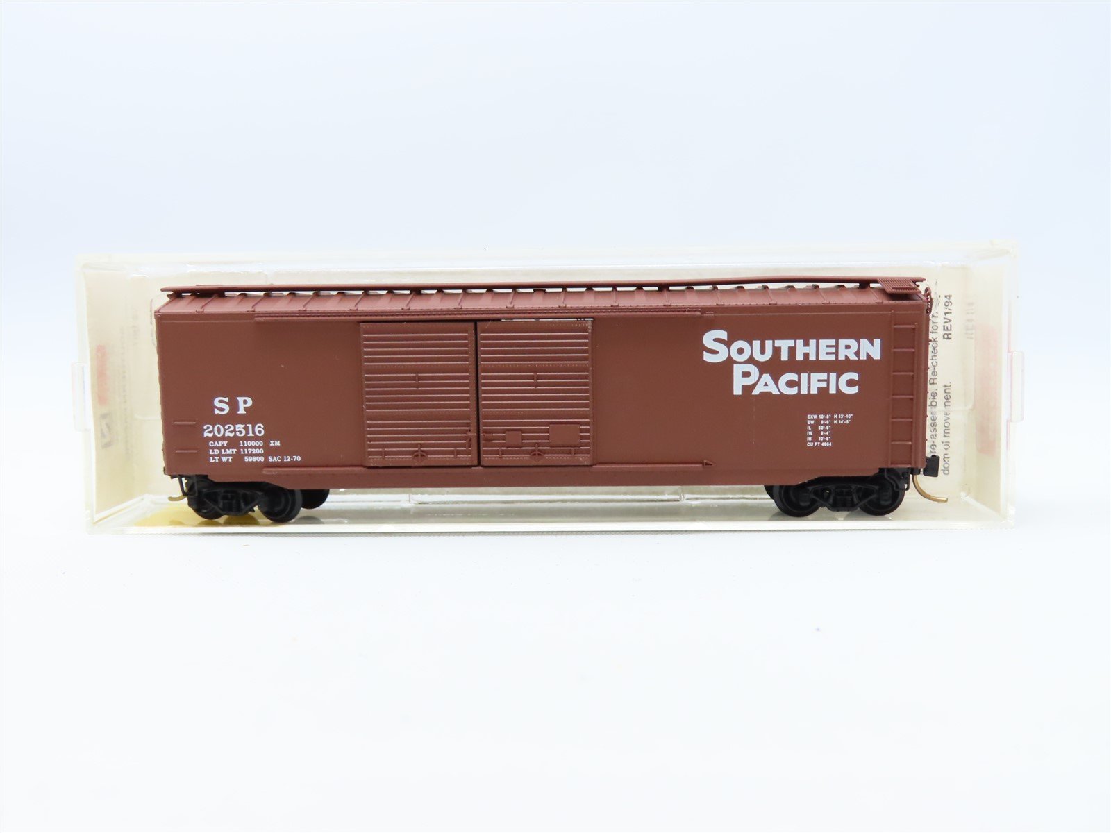 N Micro-Trains MTL #34050 SP Southern Pacific 50' Double Door Box Car #202516