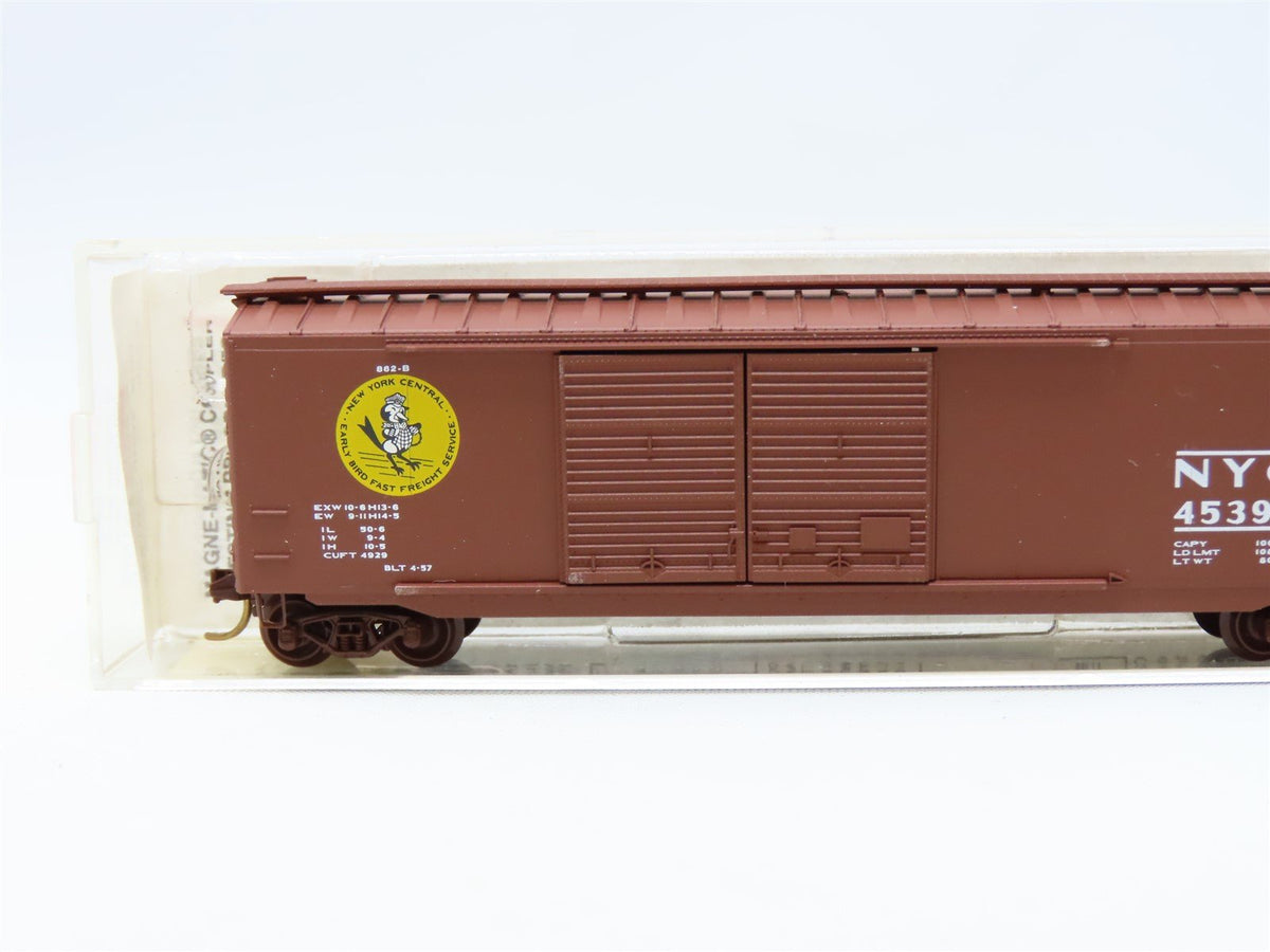 N Scale Micro-Trains MTL #34220 NYC &quot;Early Bird Fast Freight&quot; 50&#39; Box Car #45390