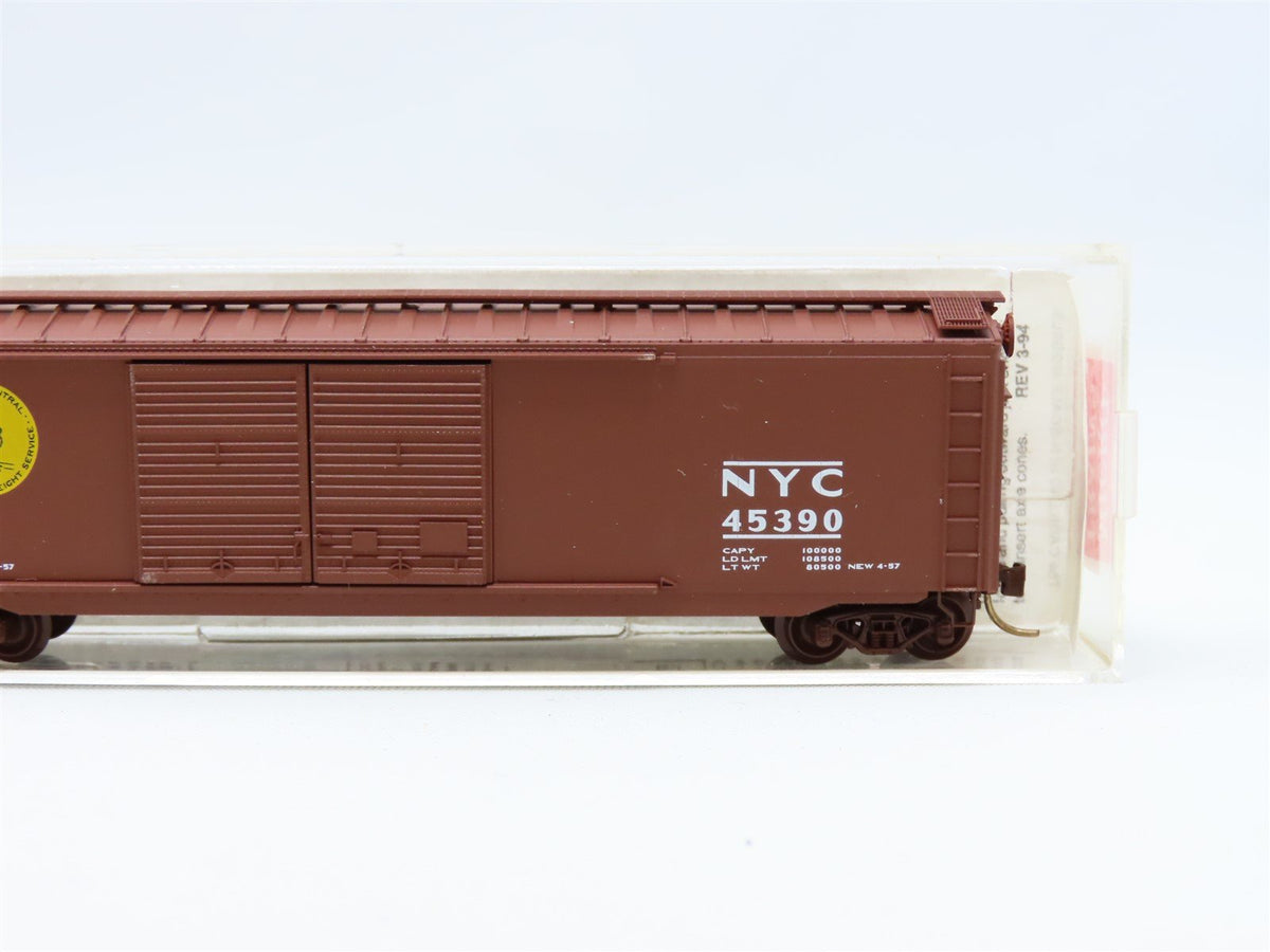 N Scale Micro-Trains MTL #34220 NYC &quot;Early Bird Fast Freight&quot; 50&#39; Box Car #45390