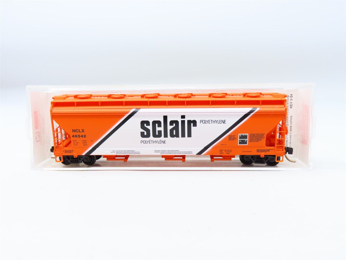 N Scale Micro-Trains MTL #93040 NCLX Sclair 3-Bay ACF Centerflow Hopper #46542