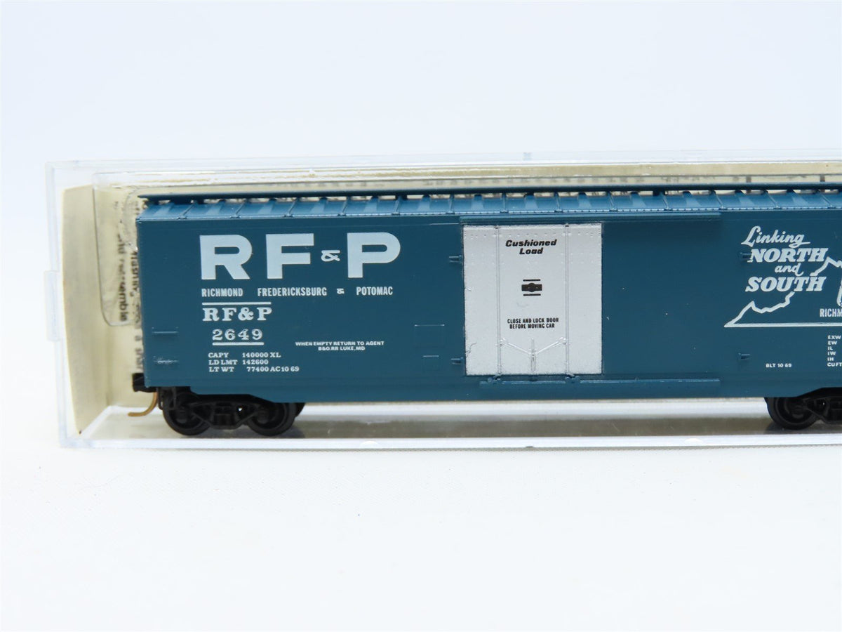 N Scale Kadee Micro-Trains MTL #32040 RF&amp;P 50&#39; Plug Door Box Car #2649