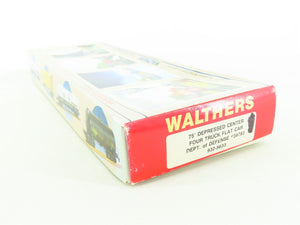 HO Walthers Kit 932-5633 Dept of Defense 75' Depressed Center Flat Car #39783