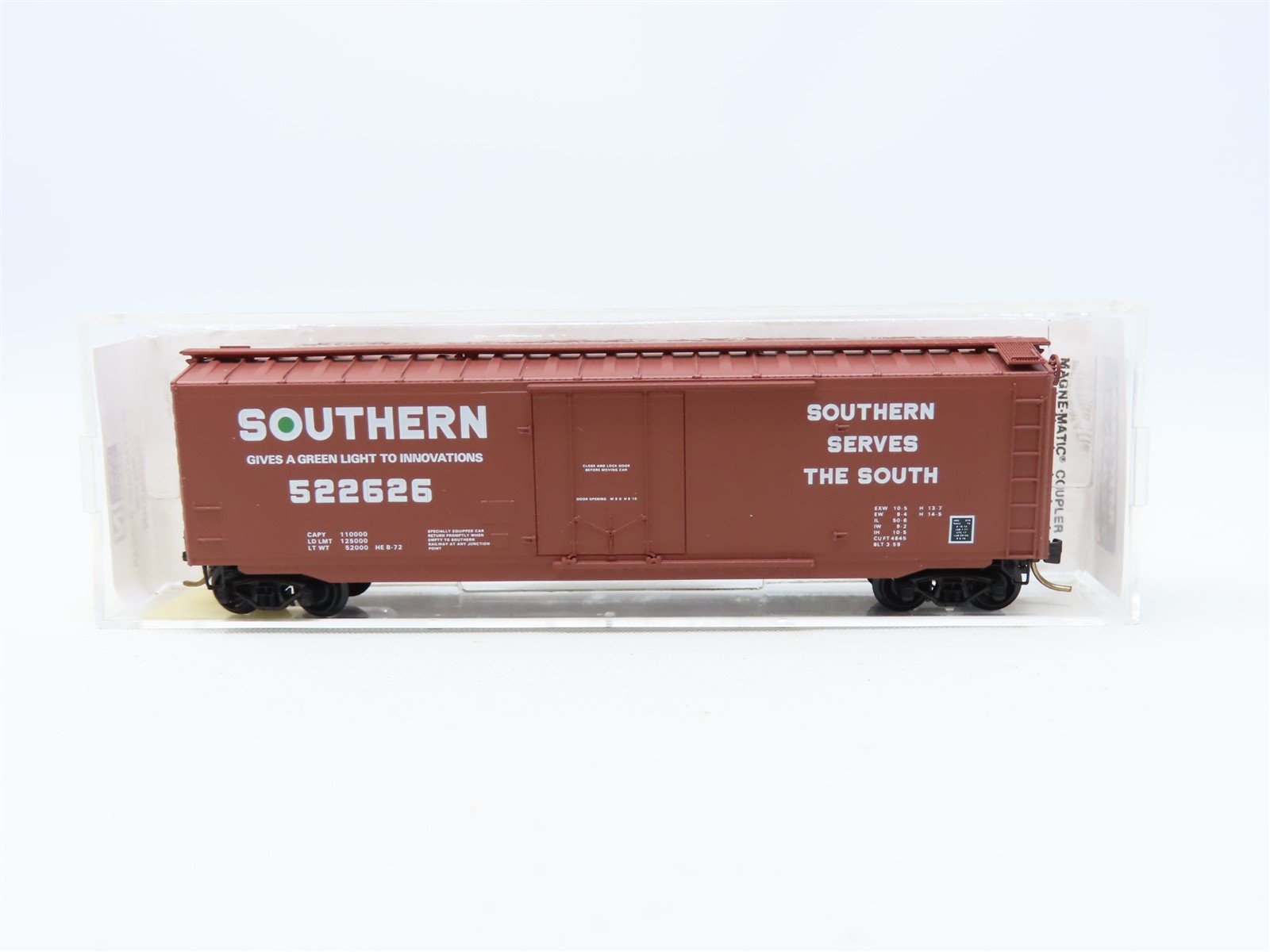 N Scale Micro-Trains MTL #32240 SOU Southern 50' Plug Door Box Car #522626