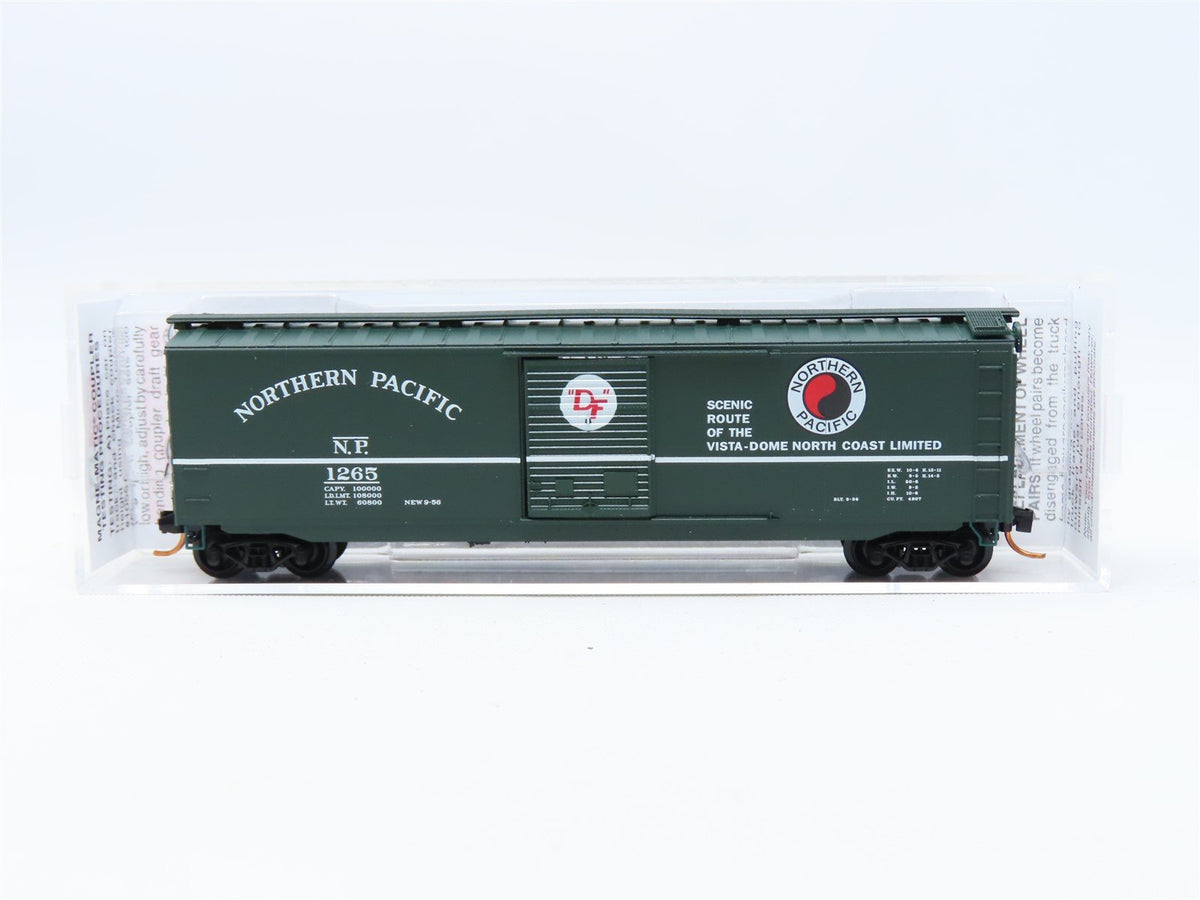 N Micro-Trains MTL #03100250 NP Northern Pacific 50&#39; Single Door Box Car #1265