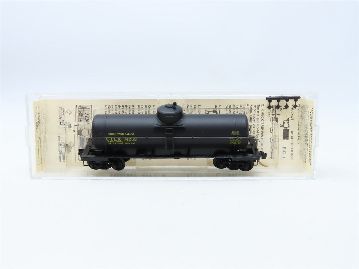 N Scale Kadee Micro-Trains MTL #65062 UTLX 39&#39; Single Dome Tank Car #74253