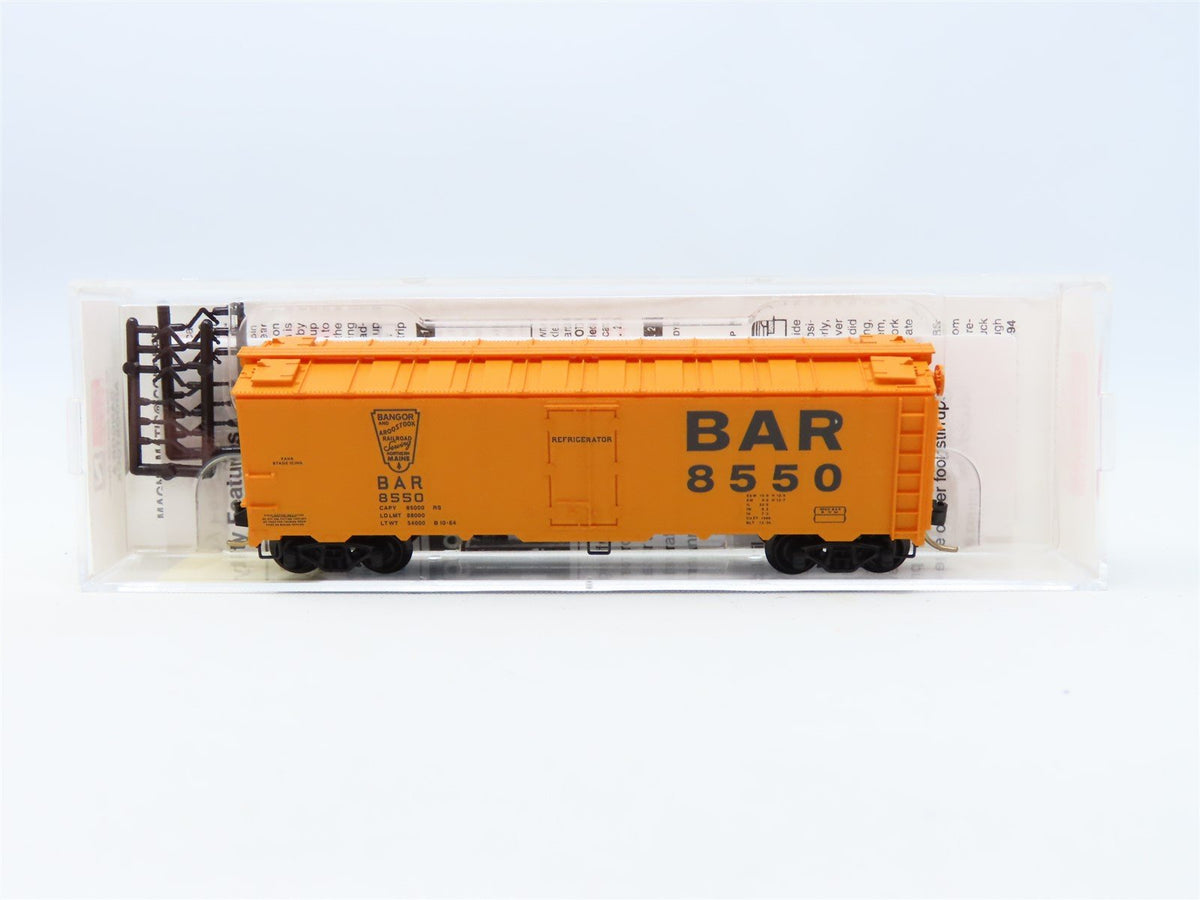 N Scale Micro-Trains MTL #59020 BAR Bangor &amp; Aroostook 40&#39; Ice Reefer #8550