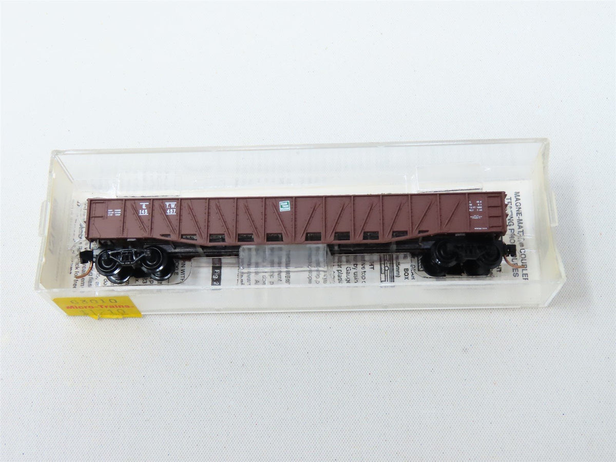 N Scale Micro-Trains MTL #63010 GTW Grand Trunk Western 50&#39; Gondola #145457