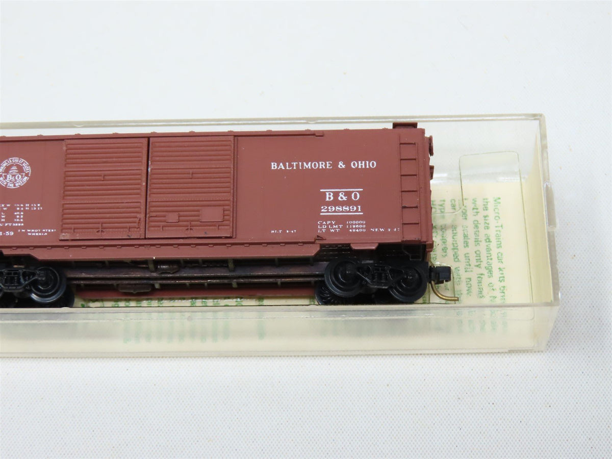 N Kadee Micro-Trains MTL #23157 B&amp;O Baltimore &amp; Ohio 40&#39; Box Car - Blue Label
