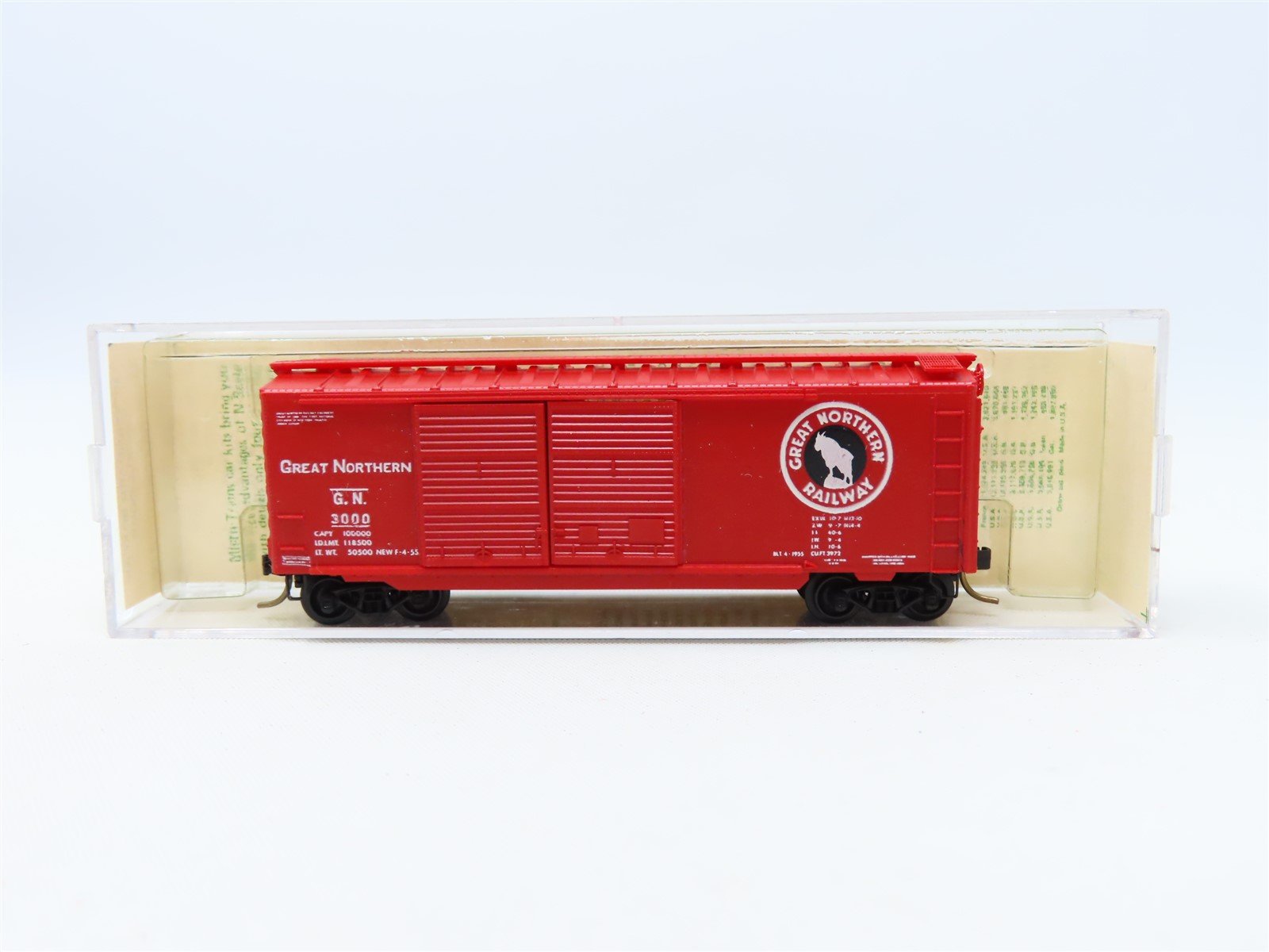 N Kadee Micro-Trains MTL #23190 GN Great Northern 40' Box Car #3000 - Blue Label