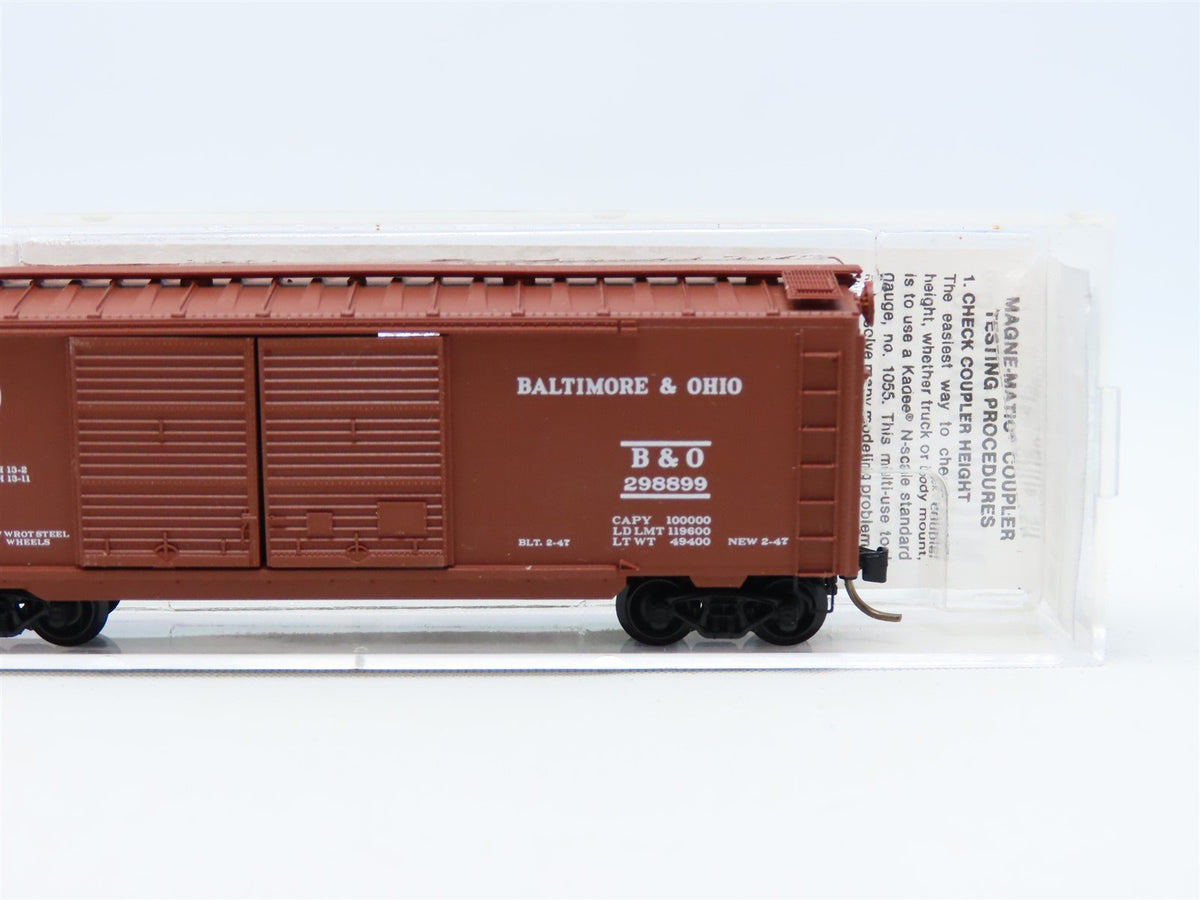 N Scale Kadee Micro-Trains MTL #23040 B&amp;O Baltimore &amp; Ohio 40&#39; Box Car #298899
